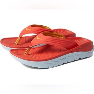 HOKA ONE ONE ORA RECOVERY FLIP FLOPS Fiesta Amber Yellow Sandals Thongs- Size 10